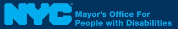 Logo for the NYC Mayor's office for people with disabilities