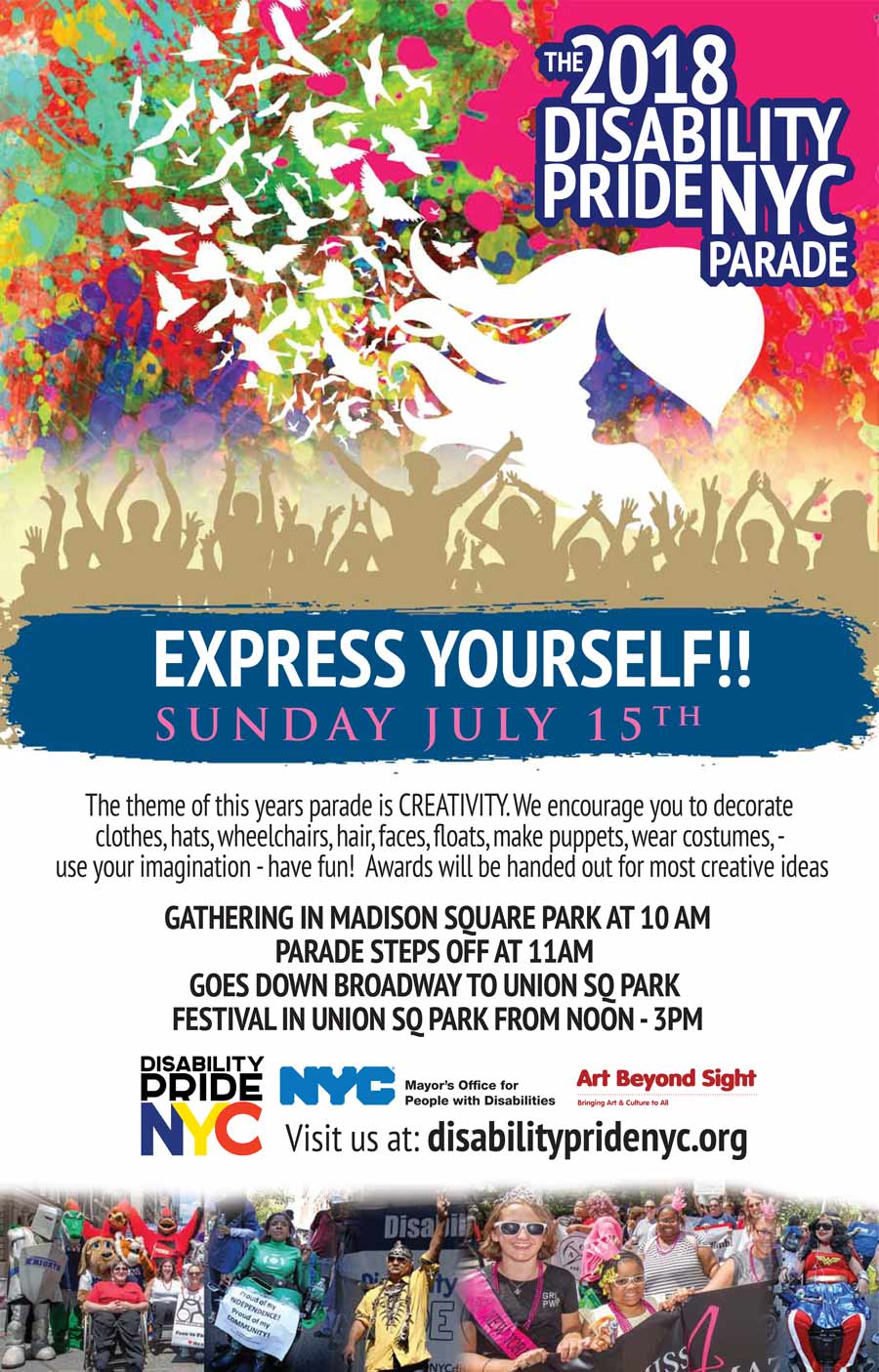 disability pride parade poster